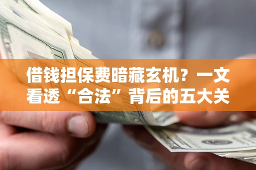 武汉借钱担保费暗藏玄机？一文看透“合法”背后的五大关键陷阱