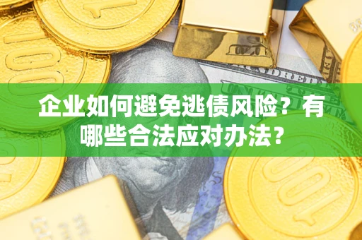 武汉企业如何避免逃债风险？有哪些合法应对办法？