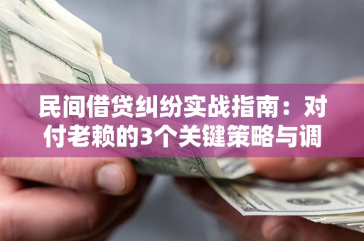 武汉民间借贷纠纷实战指南：对付老赖的3个关键策略与调解盲区解析