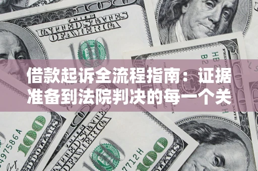 武汉借款起诉全流程指南：证据准备到法院判决的每一个关键步骤