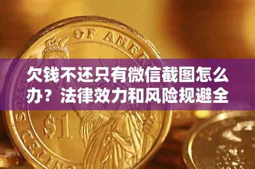 武汉欠钱不还只有微信截图怎么办？法律效力和风险规避全解析