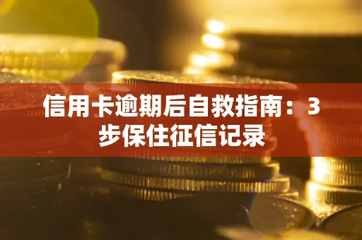 武汉信用卡逾期后自救指南：3步保住征信记录
